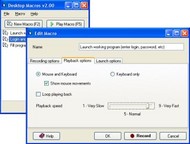 Desktop Macros screenshot